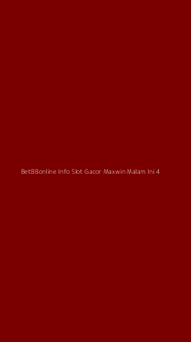 Tampilan Antarmuka Aplikasi Bet88online Info Slot Gacor Maxwin Malam Ini - 4