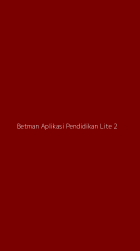 Tampilan Antarmuka Aplikasi Betman Aplikasi Pendidikan Lite - 2