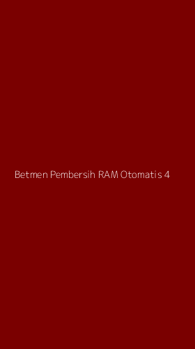 Tampilan Antarmuka Aplikasi Betmen Pembersih Ram Otomatis - 4