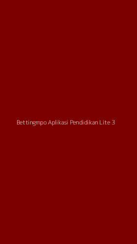 Tampilan Antarmuka Aplikasi Bettingmpo Aplikasi Pendidikan Lite - 3