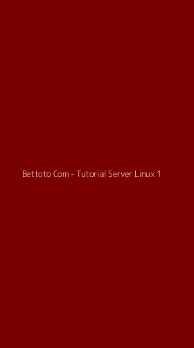 Tampilan Antarmuka Aplikasi Bettoto Com - Tutorial Server Linux - 1