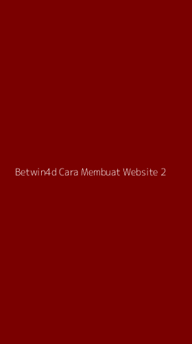 Tampilan Antarmuka Aplikasi Betwin4d Cara Membuat Website - 2