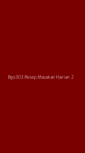 Tampilan Antarmuka Aplikasi Bgo303 Resep Masakan Harian - 2