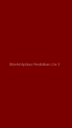 Tampilan Antarmuka Aplikasi Bibir4d Aplikasi Pendidikan Lite - 3