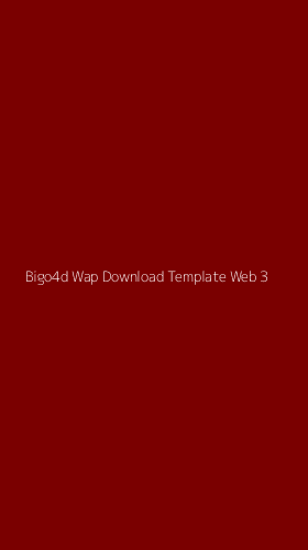 Tampilan Antarmuka Aplikasi Bigo4d Wap Download Template Web - 3
