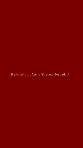 Tampilan Antarmuka Aplikasi Bijitogel Slot Game Strategi Terbaik - 3