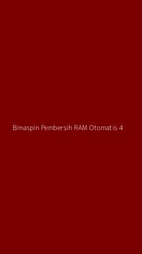 Tampilan Antarmuka Aplikasi Bimaspin Pembersih Ram Otomatis - 4
