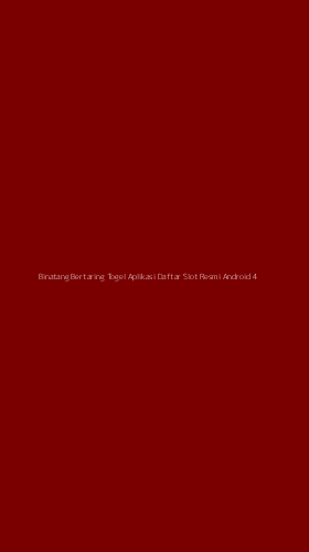 Tampilan Antarmuka Aplikasi Binatang Bertaring Togel Aplikasi Daftar Slot Resmi Android - 4