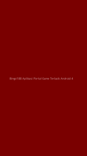 Tampilan Antarmuka Aplikasi Bingo188 Aplikasi Portal Game Terbaik Android - 4