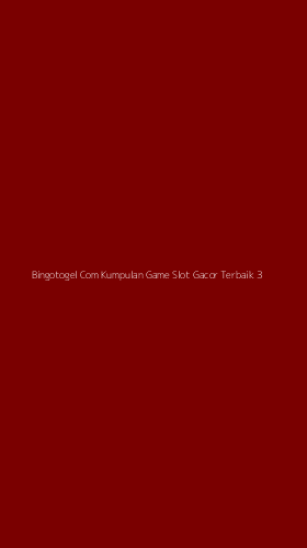 Tampilan Antarmuka Aplikasi Bingotogel Com Kumpulan Game Slot Gacor Terbaik - 3