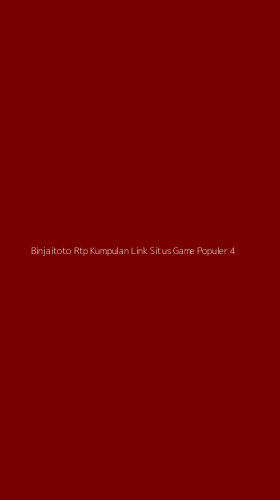 Tampilan Antarmuka Aplikasi Binjaitoto Rtp Kumpulan Link Situs Game Populer - 4