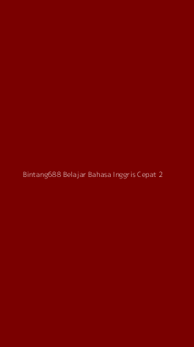 Tampilan Antarmuka Aplikasi Bintang688 Belajar Bahasa Inggris Cepat - 2