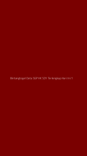 Tampilan Antarmuka Aplikasi Bintangtogel Data Sgp Hk Sdy Terlengkap Hari Ini - 1