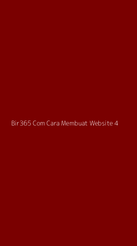 Tampilan Antarmuka Aplikasi Bir365 Com Cara Membuat Website - 4