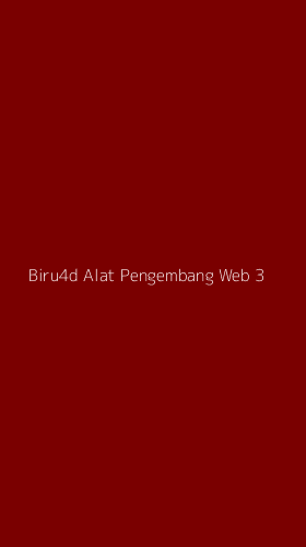Tampilan Antarmuka Aplikasi Biru4d Alat Pengembang Web - 3