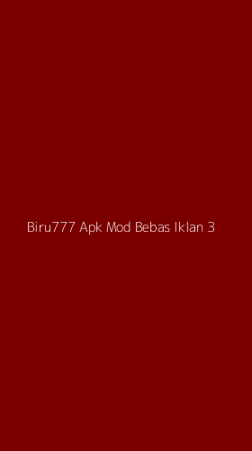 Tampilan Antarmuka Aplikasi Biru777 Apk Mod Bebas Iklan - 3