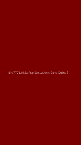 Tampilan Antarmuka Aplikasi Biru777 Link Daftar Semua Jenis Game Online - 3