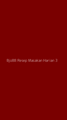 Tampilan Antarmuka Aplikasi Bjo88 Resep Masakan Harian - 3