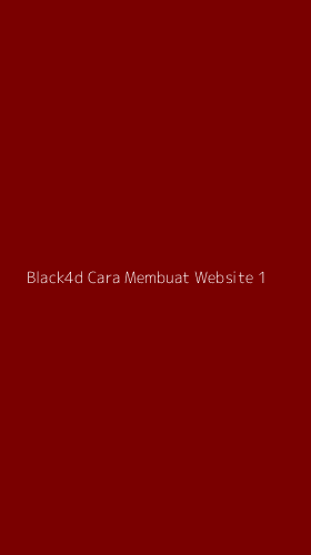 Tampilan Antarmuka Aplikasi Black4d Cara Membuat Website - 1