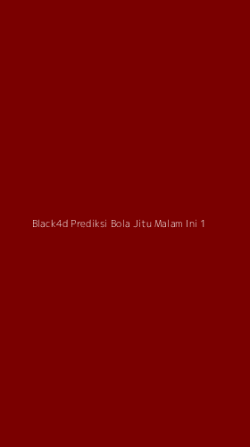 Tampilan Antarmuka Aplikasi Black4d Prediksi Bola Jitu Malam Ini - 1