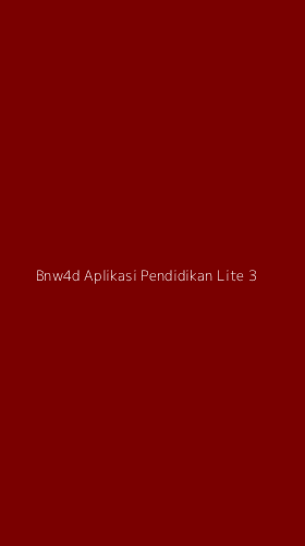 Tampilan Antarmuka Aplikasi Bnw4d Aplikasi Pendidikan Lite - 3