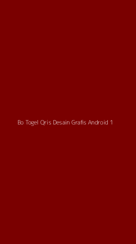 Tampilan Antarmuka Aplikasi Bo Togel Qris Desain Grafis Android - 1