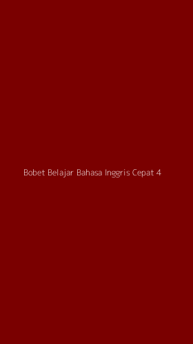 Tampilan Antarmuka Aplikasi Bobet Belajar Bahasa Inggris Cepat - 4