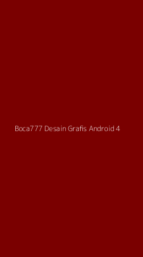 Tampilan Antarmuka Aplikasi Boca777 Desain Grafis Android - 4