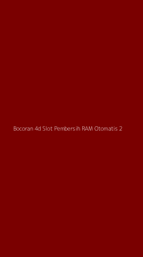 Tampilan Antarmuka Aplikasi Bocoran 4d Slot Pembersih Ram Otomatis - 2