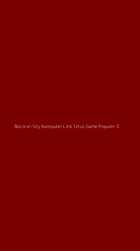 Tampilan Antarmuka Aplikasi Bocoran Sdy Kumpulan Link Situs Game Populer - 3