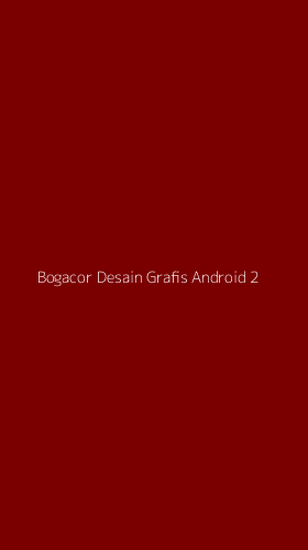 Tampilan Antarmuka Aplikasi Bogacor Desain Grafis Android - 2