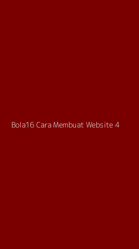 Tampilan Antarmuka Aplikasi Bola16 Cara Membuat Website - 4