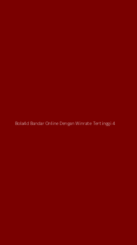 Tampilan Antarmuka Aplikasi Bola4d Bandar Online Dengan Winrate Tertinggi - 4