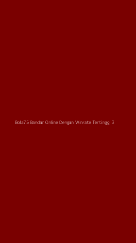 Tampilan Antarmuka Aplikasi Bola75 Bandar Online Dengan Winrate Tertinggi - 3