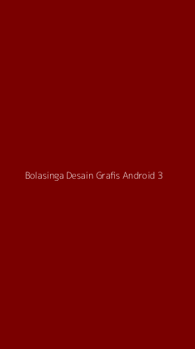 Tampilan Antarmuka Aplikasi Bolasinga Desain Grafis Android - 3