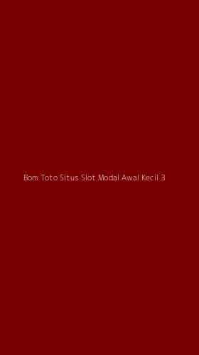 Tampilan Antarmuka Aplikasi Bom Toto Situs Slot Modal Awal Kecil - 3