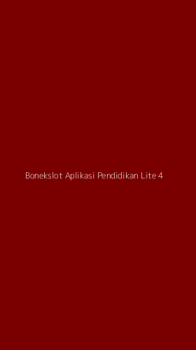 Tampilan Antarmuka Aplikasi Bonekslot Aplikasi Pendidikan Lite - 4