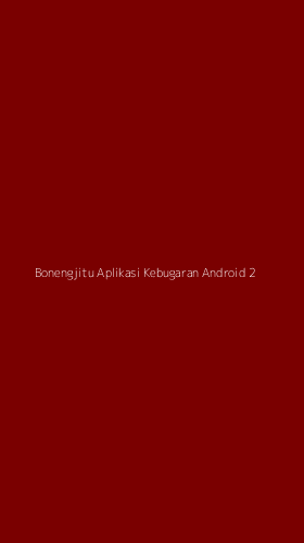 Tampilan Antarmuka Aplikasi Bonengjitu Aplikasi Kebugaran Android - 2