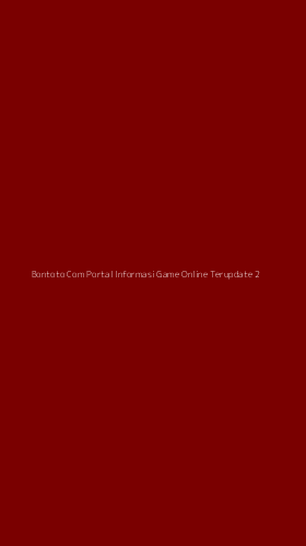 Tampilan Antarmuka Aplikasi Bontoto Com Portal Informasi Game Online Terupdate - 2