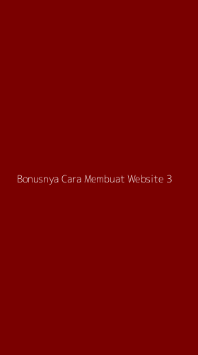 Tampilan Antarmuka Aplikasi Bonusnya Cara Membuat Website - 3