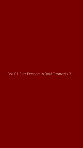 Tampilan Antarmuka Aplikasi Bos 01 Slot Pembersih Ram Otomatis - 3