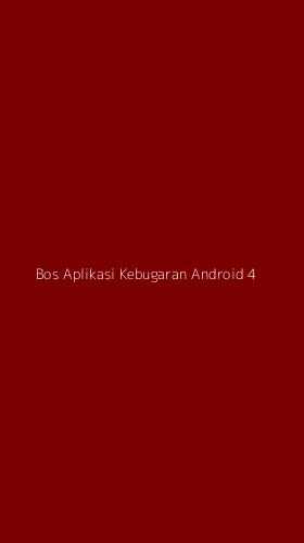 Tampilan Antarmuka Aplikasi Bos Aplikasi Kebugaran Android - 4