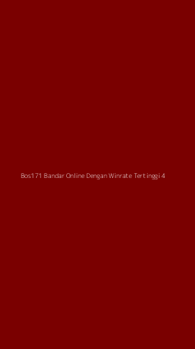 Tampilan Antarmuka Aplikasi Bos171 Bandar Online Dengan Winrate Tertinggi - 4