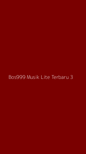 Tampilan Antarmuka Aplikasi Bos999 Musik Lite Terbaru - 3