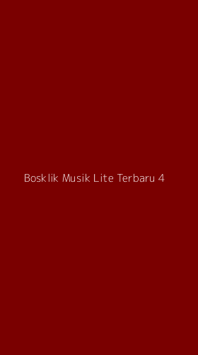 Tampilan Antarmuka Aplikasi Bosklik Musik Lite Terbaru - 4