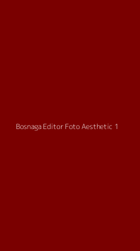 Tampilan Antarmuka Aplikasi Bosnaga Editor Foto Aesthetic - 1