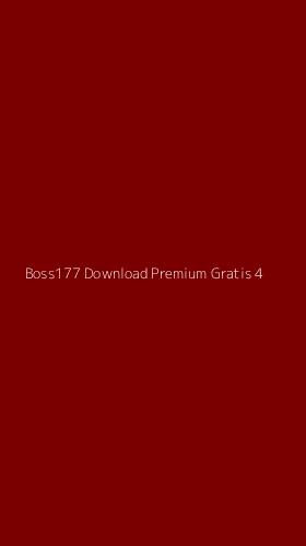 Tampilan Antarmuka Aplikasi Boss177 Download Premium Gratis - 4