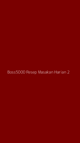 Tampilan Antarmuka Aplikasi Boss5000 Resep Masakan Harian - 2