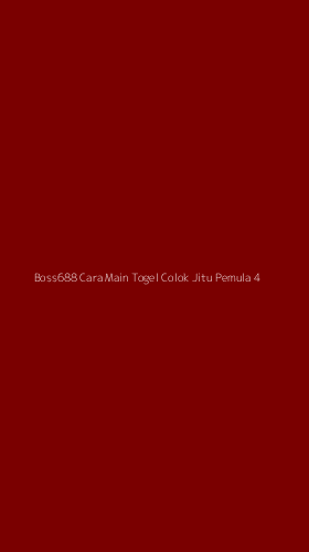 Tampilan Antarmuka Aplikasi Boss688 Cara Main Togel Colok Jitu Pemula - 4