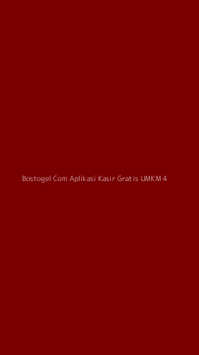 Tampilan Antarmuka Aplikasi Bostogel Com Aplikasi Kasir Gratis Umkm - 4